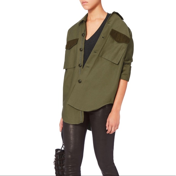 SOLD NWT Rag & Bone Button Military Shirt - Picture 8 of 8